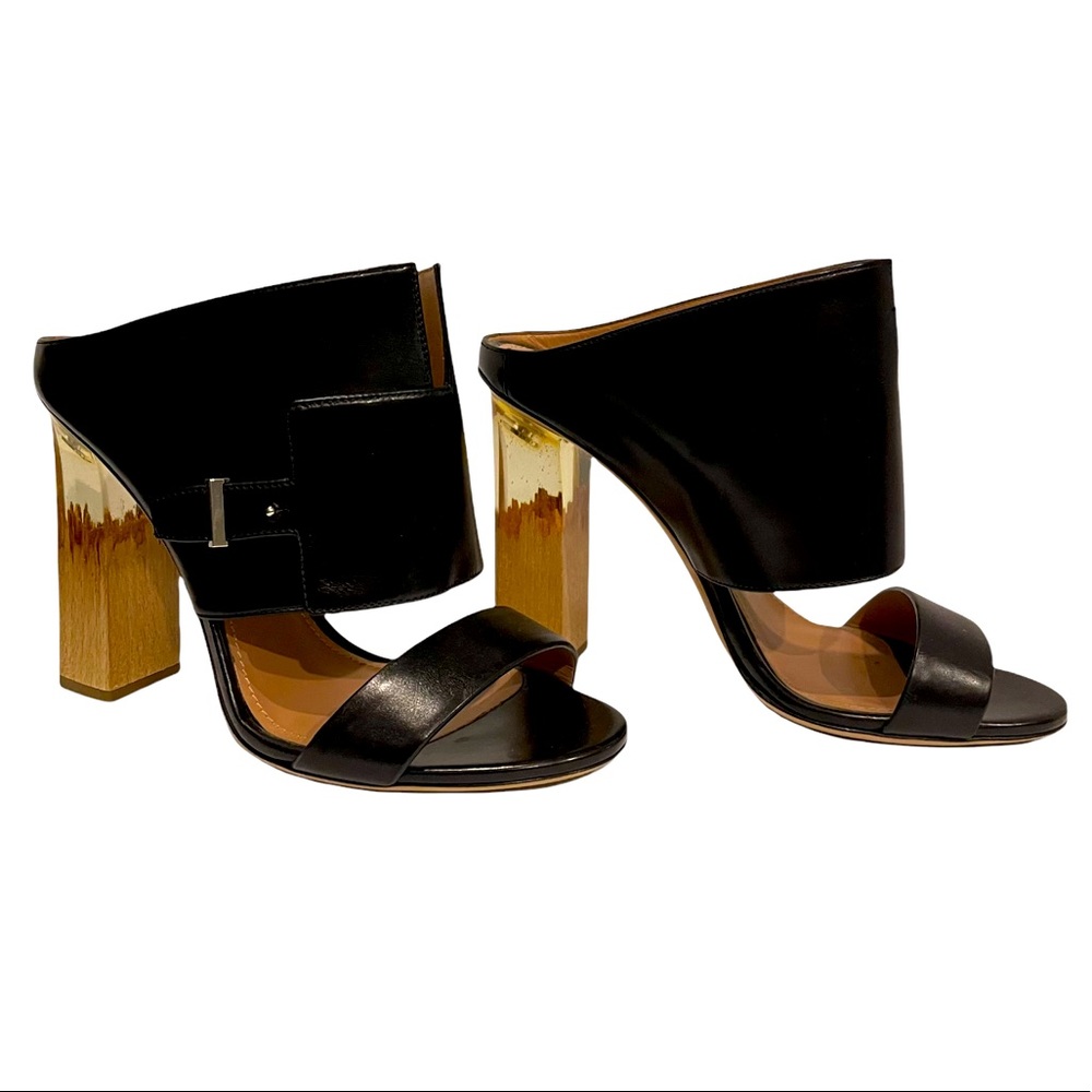 EXTREMELY RARE Hugo Boss Lucite Mules